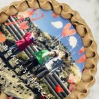 写真ケーキフリル絞りチョコ 4号 12cm 4