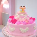 ひなまつり2段ケーキ 5号 2