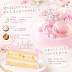 新マカロンティアラケーキ 5号 3