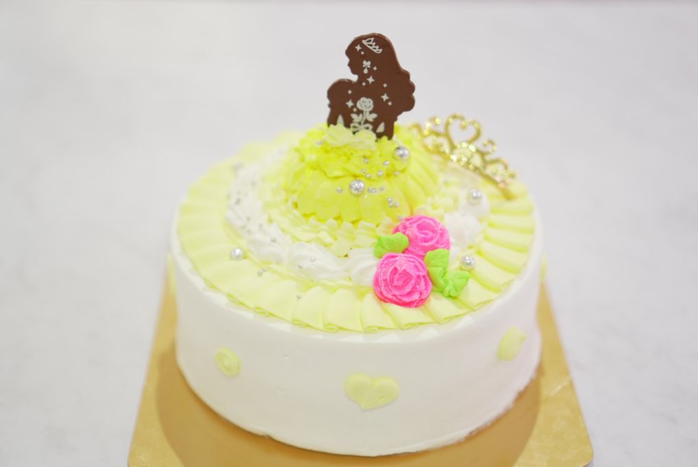 【選べる４色】プリンセス・ドレスケーキ ５号 7