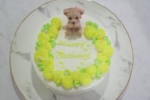 選べる4色！くまちゃんのローズセンイルケーキ5号 7
