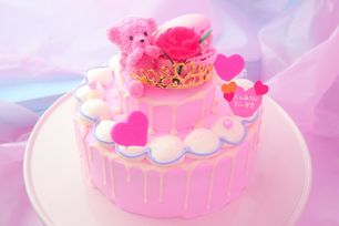 母の日 くまちゃんの2段ケーキ 5号   