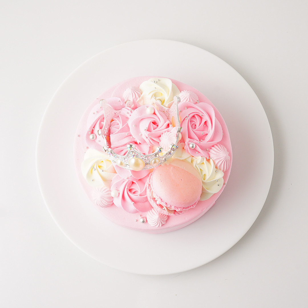 新マカロンティアラケーキ 5号（Milkymoco） | Cake.jp