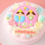 【1ひなクッキー】のひなまつりケーキ  6