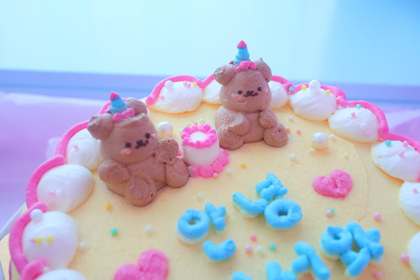 くまちゃんセンイルケーキ（Milkymoco） | Cake.jp