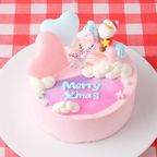 ハートサンタのユニコーンセンイルケーキ クリスマスケーキ2023 2