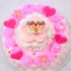 ひなまつり2段ケーキ 5号 3