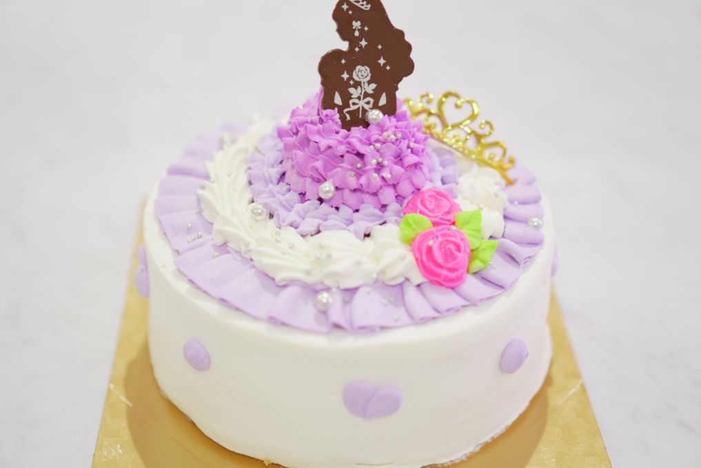 【選べる４色】プリンセス・ドレスケーキ ５号 5