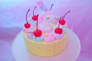 さくらんぼのユニコーンケーキ 5号