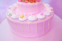 【ピンク】くまちゃん２段ケーキ 4