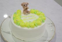 選べる4色！くまちゃんのローズセンイルケーキ5号 8