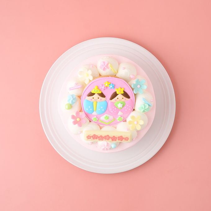 【1ひなクッキー】のひなまつりケーキ  3