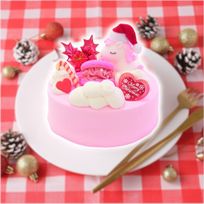 マカロン付！ユニコーンサンタのクリスマスケーキ クリスマスケーキ2024