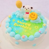 キラキラパールのくまちゃんセンイルケーキ