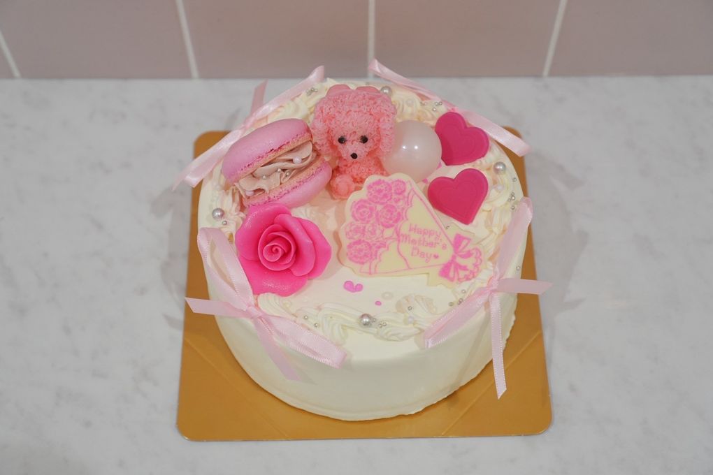 母の日くまちゃんローズケーキ5号 母の日2026 5