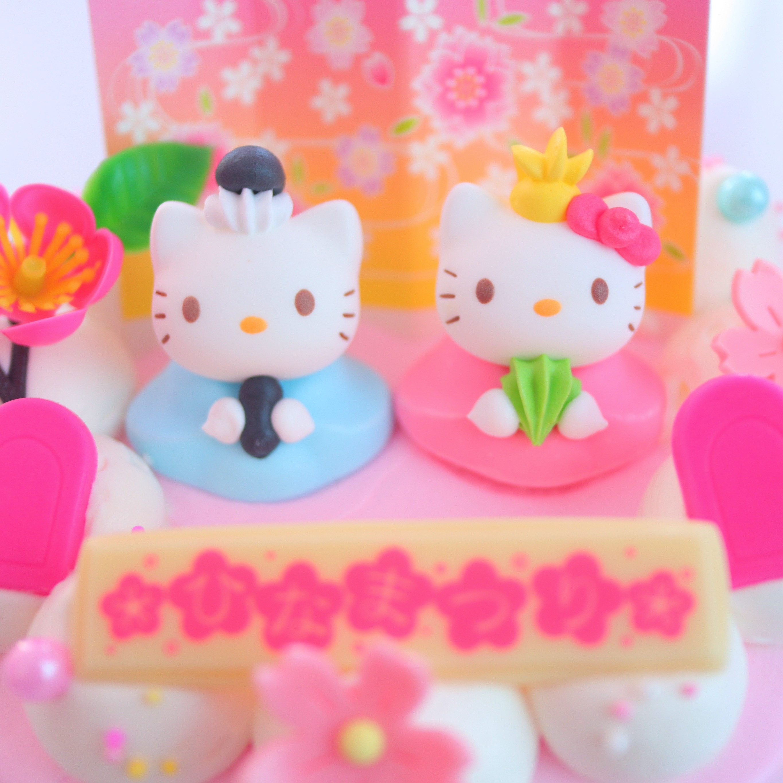 キティちゃんのひなまつりケーキ 5号（Milkymoco） | Cake.jp