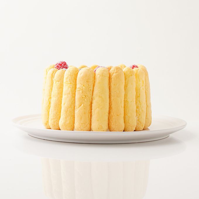 【リボンは3色から選べる！】オリジナルフォトケーキ シャルロットケーキ 4号 12cm 7