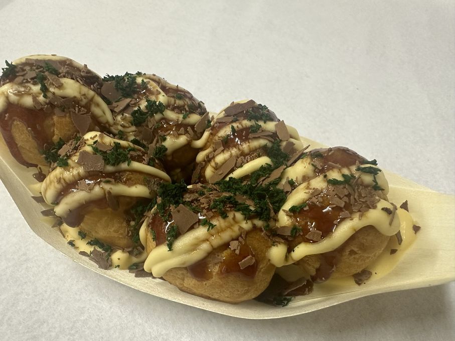 なんちゃってざるそば＆たこ焼き 2