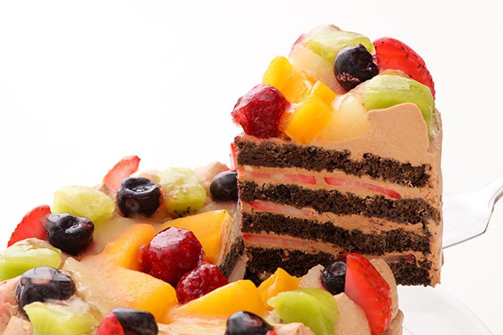 写真ケーキ チョコ生クリーム7号 ２１ｃｍ 4