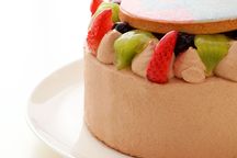 写真ケーキ チョコ生クリーム7号 ２１ｃｍ 6