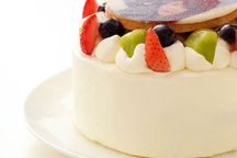 写真ケーキ 苺サンド生クリームケーキ 7号 21cm 5