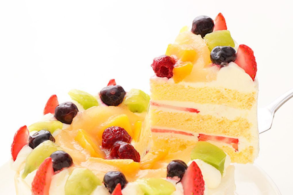 写真ケーキ 苺サンド生クリームケーキ 7号 21cm 4
