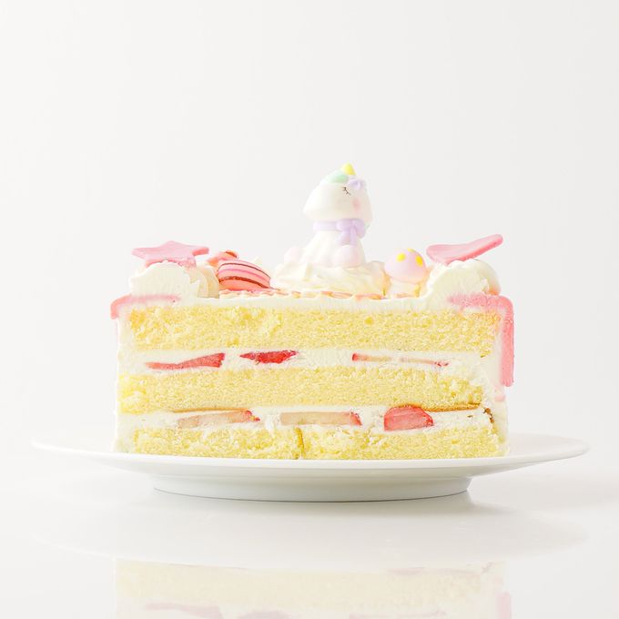 ユニコーンのセンイルケーキ ピンク 5号 5