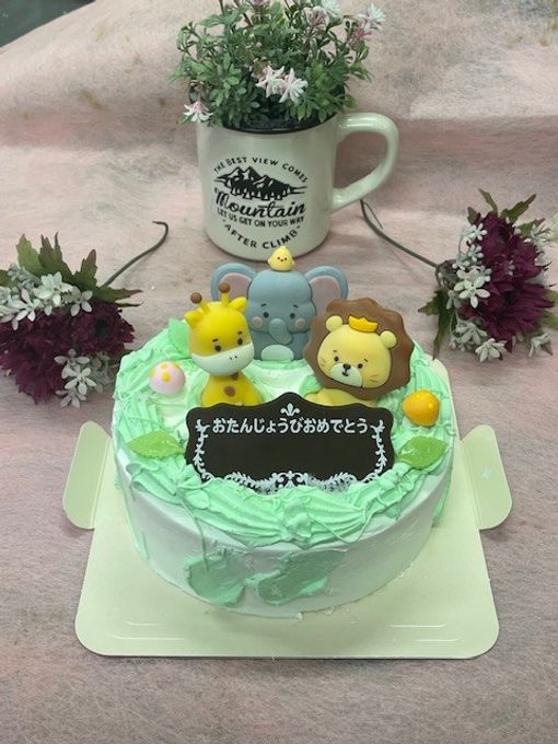 森の動物デコレーション 1