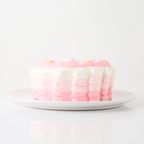 ピンクのフワモコケーキ 4