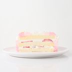 ピンクのフワモコケーキ 5