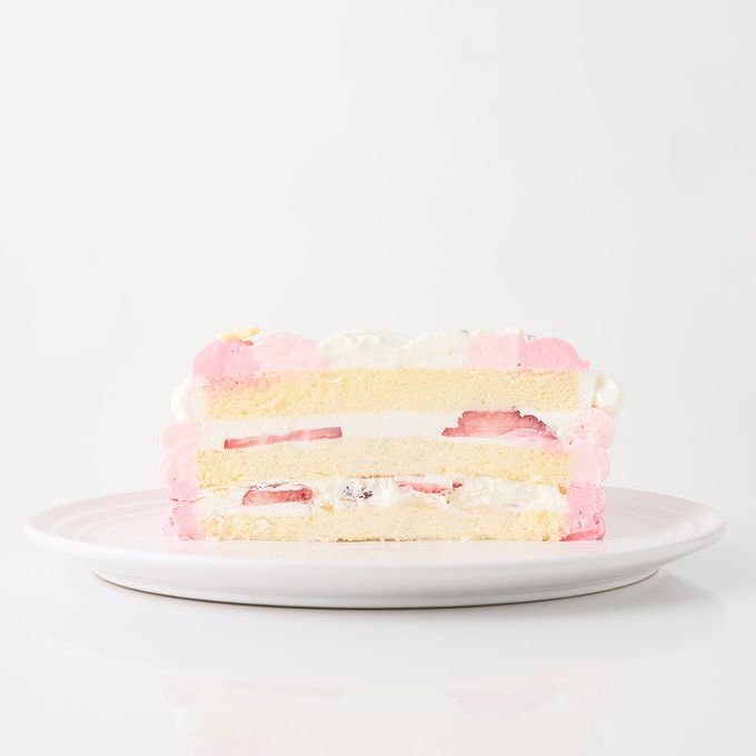 ピンクのフワモコケーキ 5
