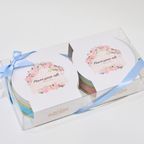 花咲く焼菓子「お花のぼうろ」2缶詰合せ｜コスモス・ヒマワリ｜クリアケース仕様｜ホワイトデー2026 2