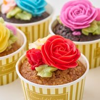 【特別ギフトに】✿食べられるお花のカップケーキ＜6個セット＞【特別ギフトに】 