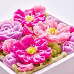 【秋限定】食べられるお花のボックスフラワーケーキ/360g（コスモスコレクション） 3