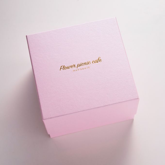 【特別ギフトに】✿食べられるお花のボックスフラワーケーキ【Peach Pink】  5