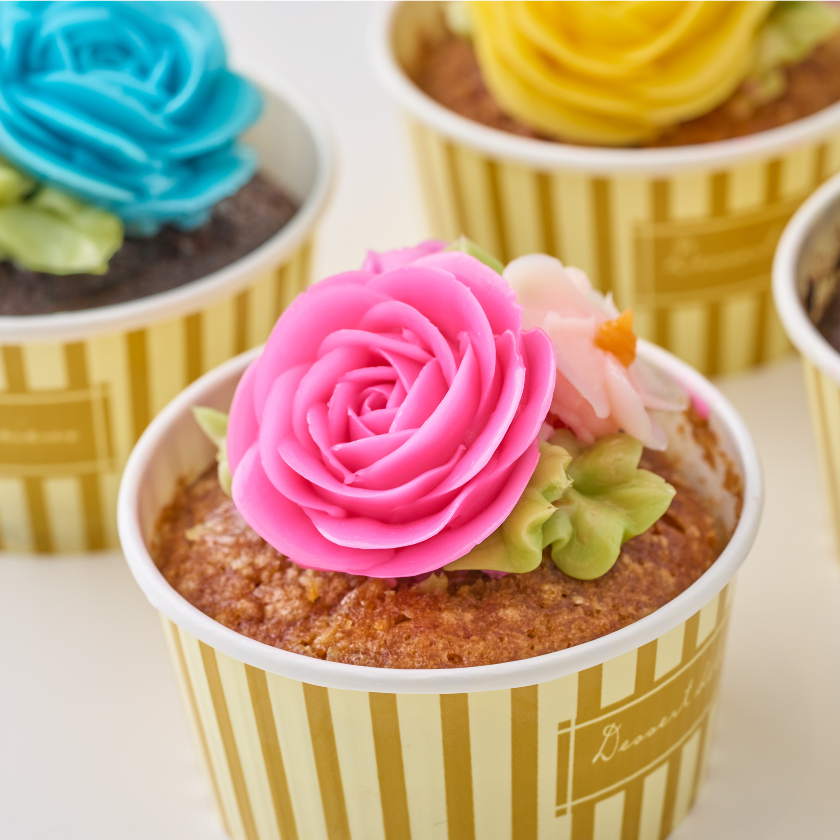 まるで生花✿食べられるお花のカップケーキ＜4個セット＞ 2