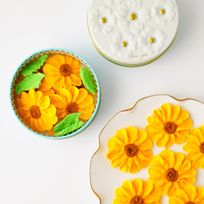 【ヒマワリ】お花のぼうろ 3缶セット 