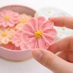 花咲く焼菓子「お花のぼうろ」2缶詰合せ｜コスモス・ヒマワリ｜クリアケース仕様｜母の日2026 2