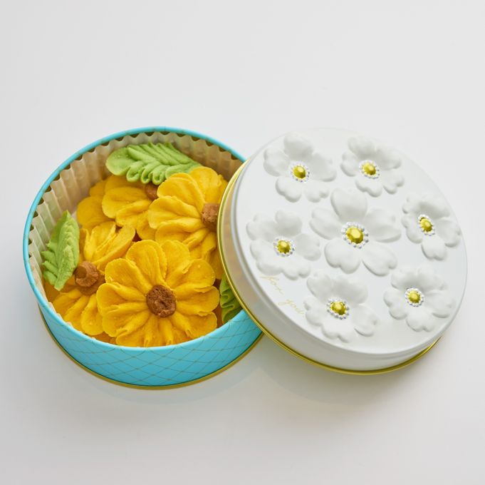 花咲く焼菓子「お花のぼうろ」2缶詰合せ｜コスモス・ヒマワリ｜クリアケース仕様｜ホワイトデー2026 4