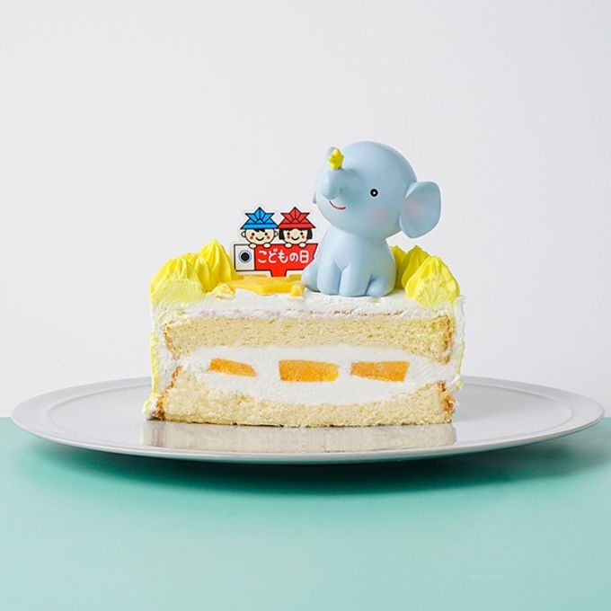 かわいい☆子ゾウとリスのこどもの日ケーキ☆ 4