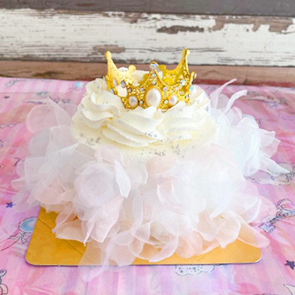 天使のティアラケーキ☆ 4号（フレッシュケーキ愛之助） | Cake.jp