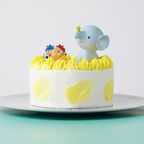 かわいい☆子ゾウとリスのこどもの日ケーキ☆ 3