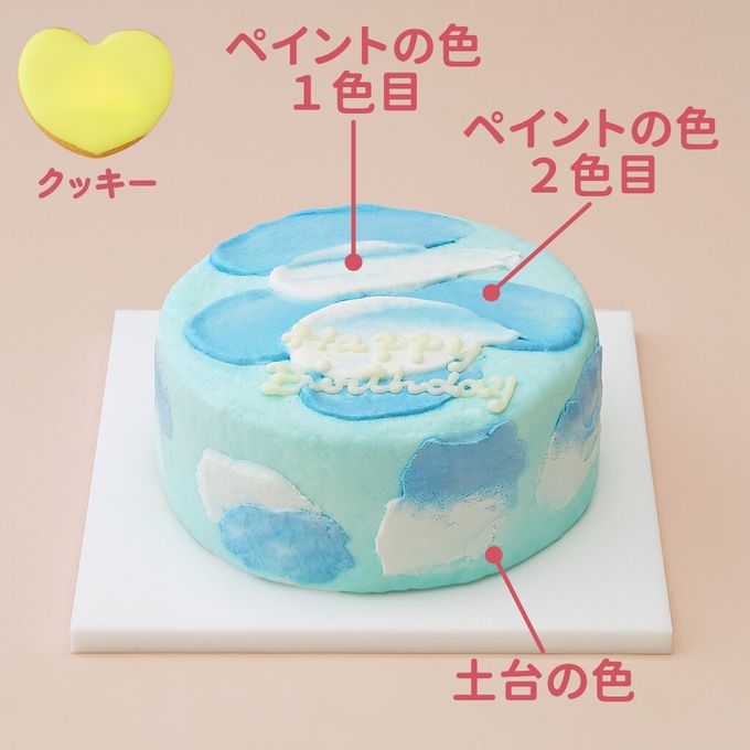 ポチャッコ＆タキシードサム＆けろけろけろっぴ＆バッドばつ丸＆ハンギョドン＆あひるのペックル カスタムケーキ【サンリオキャラクターズ エンジョイアイドルシリーズ】 6