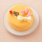 想いを伝える花言葉センイルケーキ(オレンジ) ピンクのチューリップ  「労い・思いやり・誠実な愛」 母の日2024 2