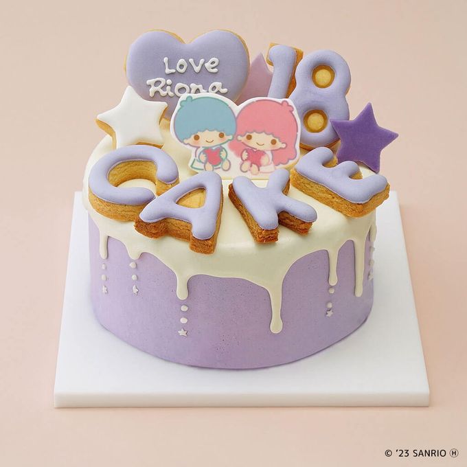 リトルツインスターズ カスタムケーキ【サンリオキャラクターズ エンジョイアイドルシリーズ】 1