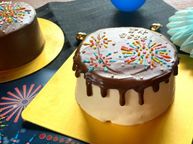 夏季限定！花火のチョコドリップセンイルケーキ 5号 2