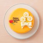 想いを伝える花言葉センイルケーキ(オレンジ) デイジー 「平和・希望・敬意」 4