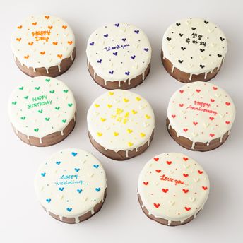濃厚チョコドリップセンイルケーキ （ハート）