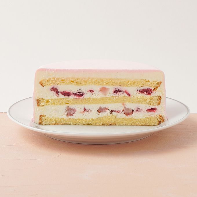 想いを伝える花言葉センイルケーキ(ピンク)  赤いポピー 「感謝・幸せな家庭・陽気で優しい」  5