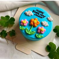 カラーが選べる！フラワーガーデンセンイル 4号(type：C)《センイルケーキ》 